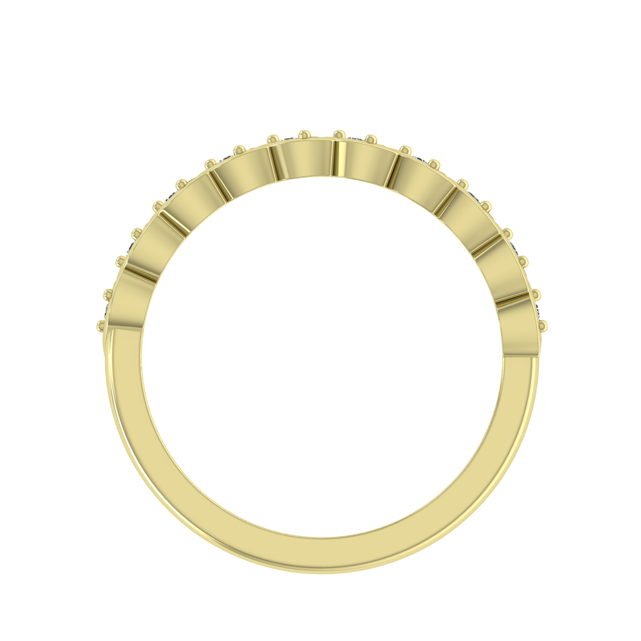 DIAMOND BANDS & STACKABLES HALFWAY STACKABLE RINGS & BANDS